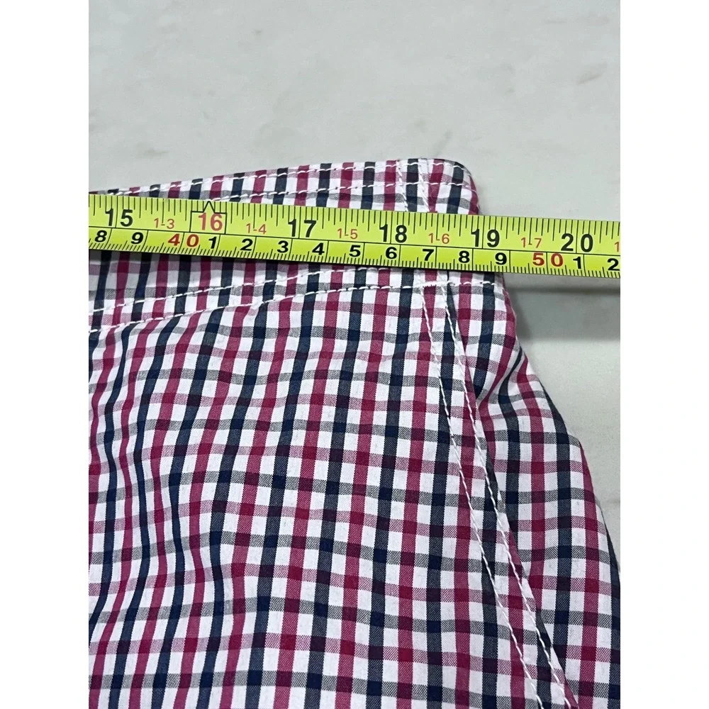LL Bean Mens 40W Vacationland Swim Short Plaid Cargo Preppy NWT‎